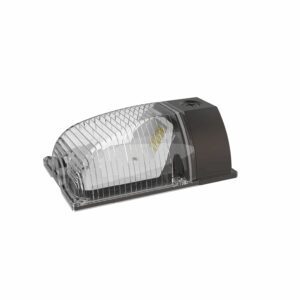 Clear ribbed outdoor light fixture