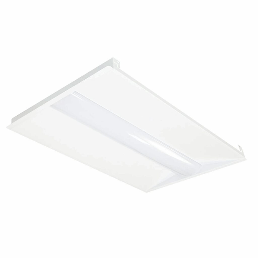 Rectangular white LED ceiling light panel