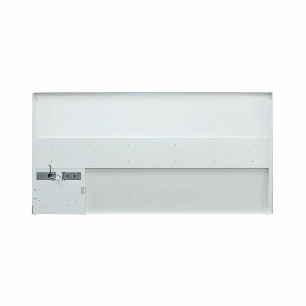 LED 2x4 recessed troffer back view