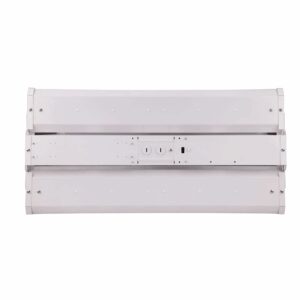 High bay LED fixture back with junction box
