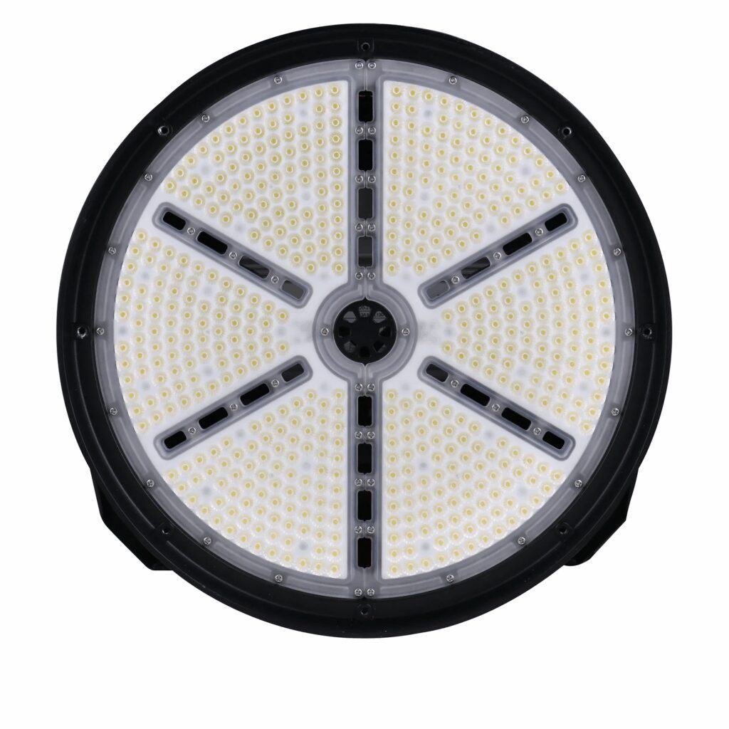 Circular LED high bay light fixture