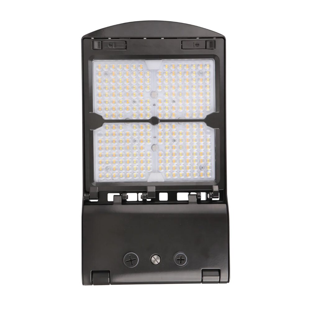 Black LED outdoor wall light panel