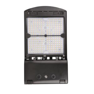 Black LED outdoor wall light panel