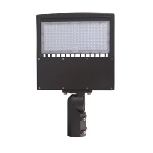 Adjustable pole mount LED area light