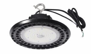Black LED UFO high bay light with hook