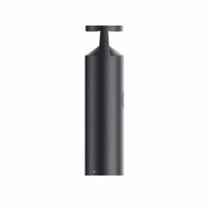 Black cylindrical pole with T-shaped top