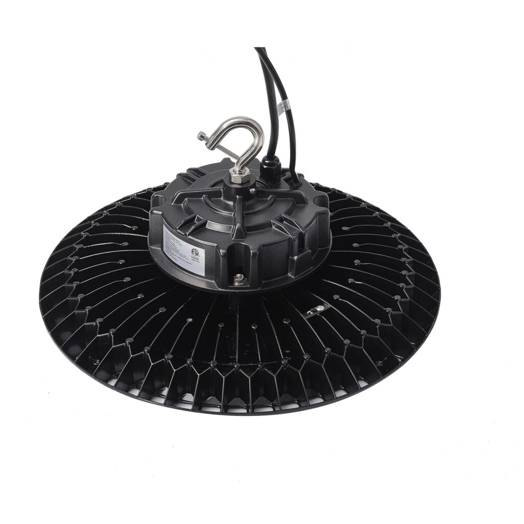 Industrial round LED high bay with hook