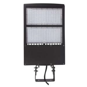 LED rectangular floodlight with mounting bracket