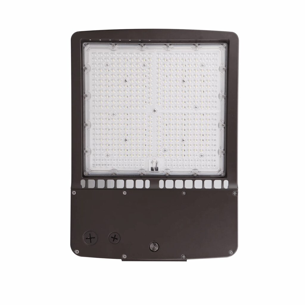 Square LED shoebox street light panel