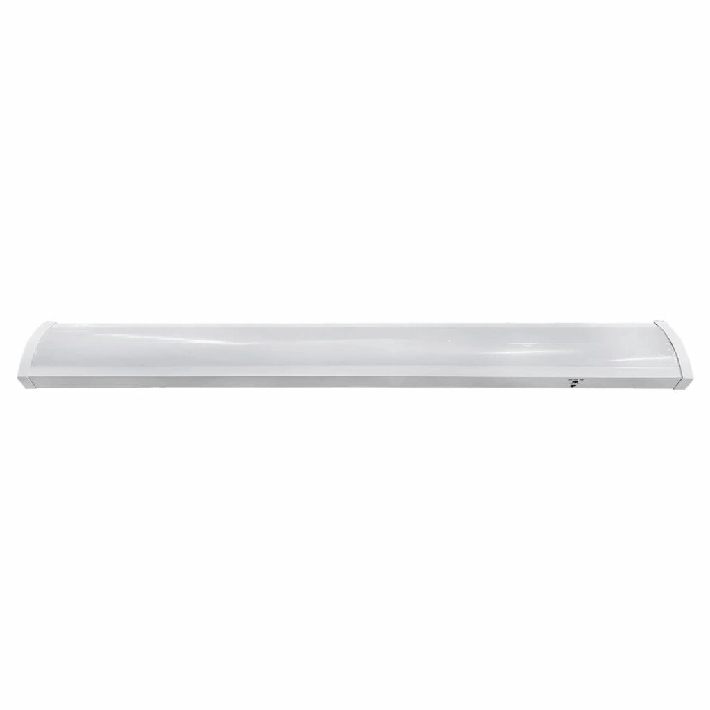 Slim white LED linear light fixture
