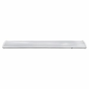 Slim white LED linear light fixture