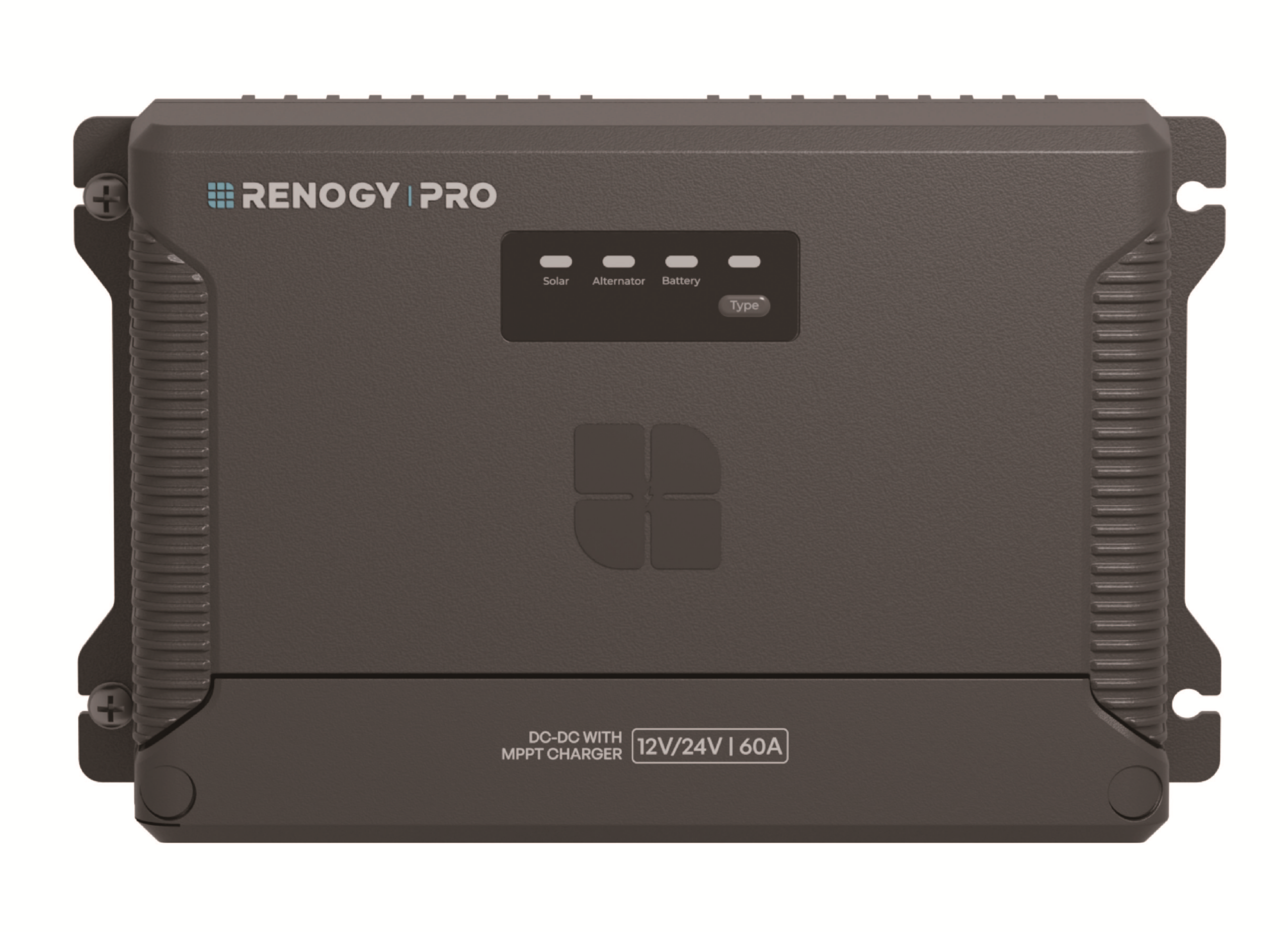 Renogy Pro DC-DC MPPT charger front panel
