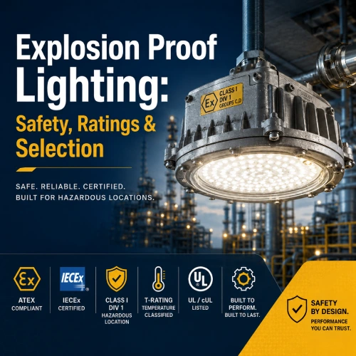 Explosion Proof Lighting: Safety, Ratings & Selection